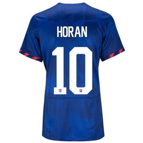 USA Lindsey Horan 2023 Away Women's Stadium Soccer Jersey