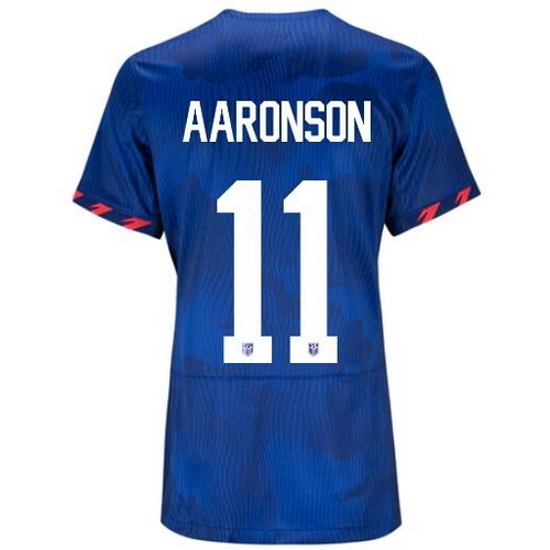USA Brenden Aaronson 2023 Away Women's Stadium Soccer Jersey