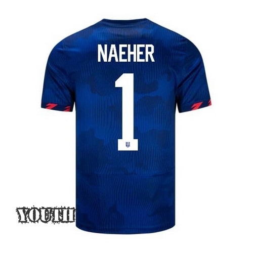 USA Alyssa Naeher 2023 Away Youth Stadium Soccer Jersey
