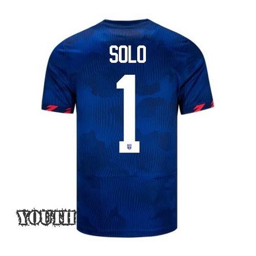 USA Hope Solo 2023 Away Youth Stadium Soccer Jersey