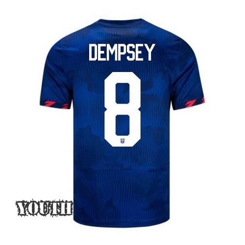 USA Clint Dempsey 2023 Away Youth Stadium Soccer Jersey