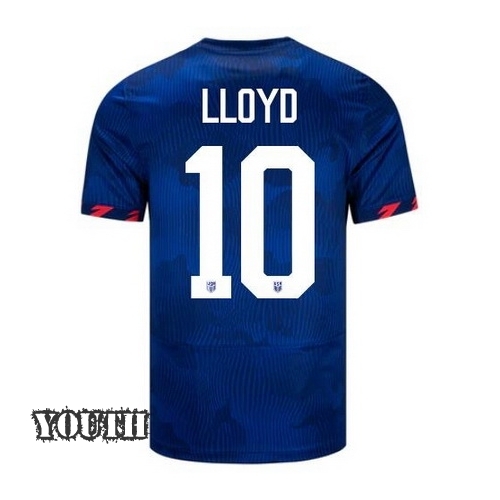 USA Carli Lloyd 2023 Away Youth Stadium Soccer Jersey
