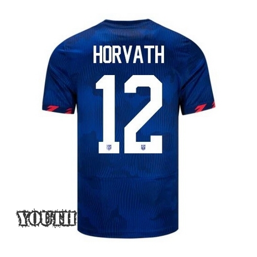 USA Ethan Horvath 2023 Away Youth Stadium Soccer Jersey