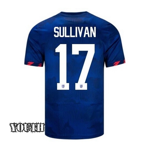 USA Andi Sullivan 2023 Away Youth Stadium Soccer Jersey
