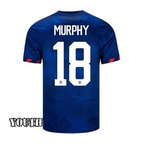 USA Casey Murphy 2023 Away Youth Stadium Soccer Jersey