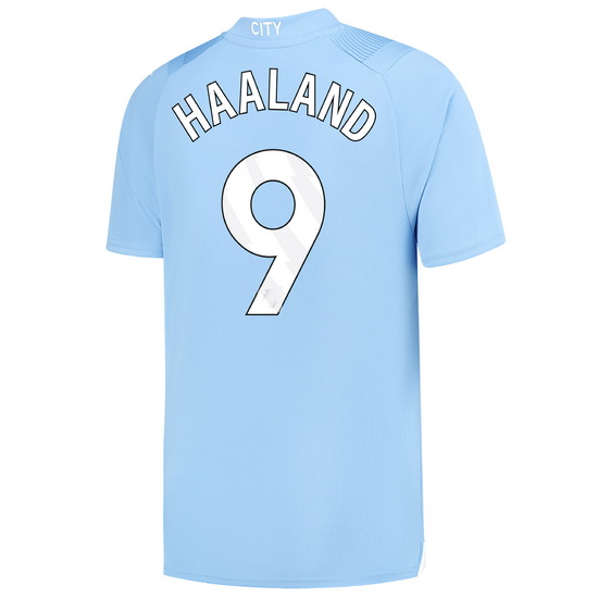 2023/2024 Erling Haaland Home #9 Men's Soccer Jersey