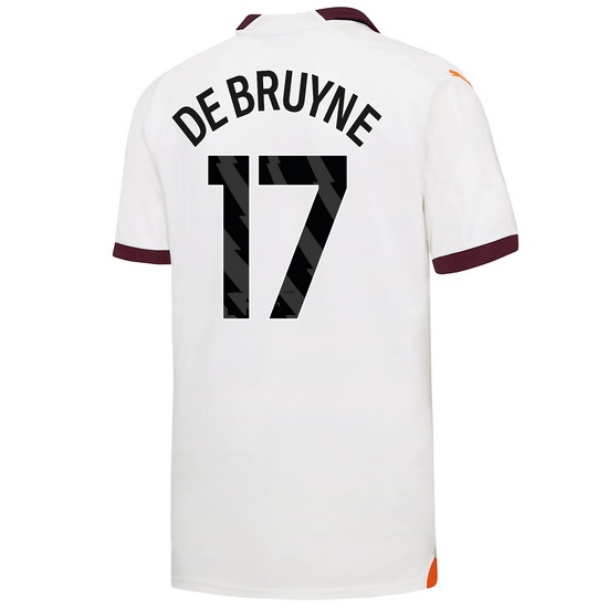 2023/2024 Kevin De Bruyne Away #17 Men's Soccer Jersey
