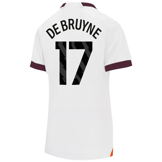 2023/2024 Kevin De Bruyne Away #17 Women's Soccer Jersey
