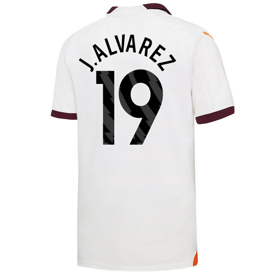 2023/2024 Julian Alvarez Away #19 Men's Soccer Jersey