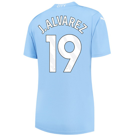 2023/2024 Julian Alvarez Home #19 Women's Soccer Jersey