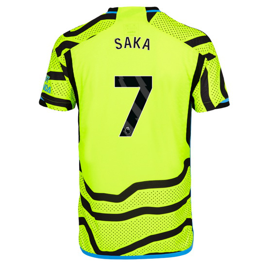 2023/2024 Bukayo Saka Away #7 Men's Soccer Jersey