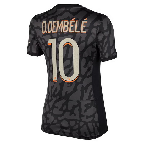 2023/2024 Ousmane Dembele Third #10 Women's Soccer Jersey