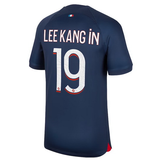 2023/2024 Kang-in Lee Home #19 Men's Soccer Jersey - Click Image to Close