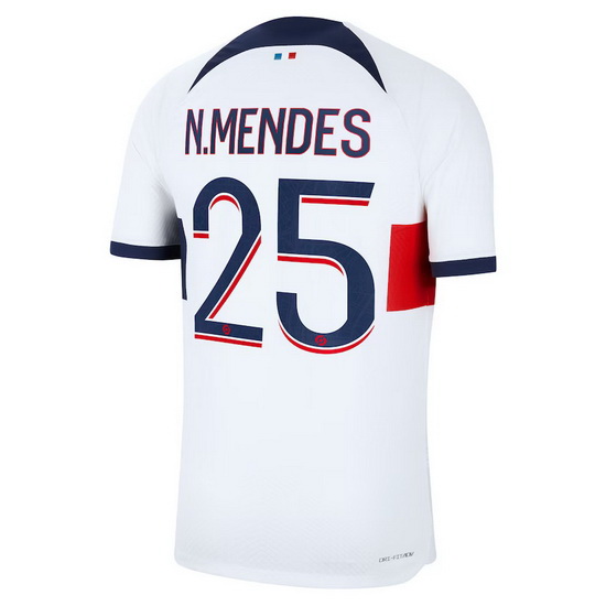 2023/2024 Nuno Mendes Away #25 Men's Soccer Jersey