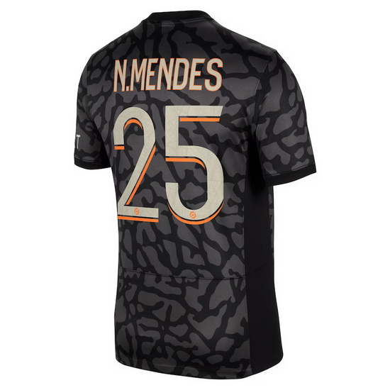 2023/2024 Nuno Mendes Third #25 Men's Soccer Jersey - Click Image to Close