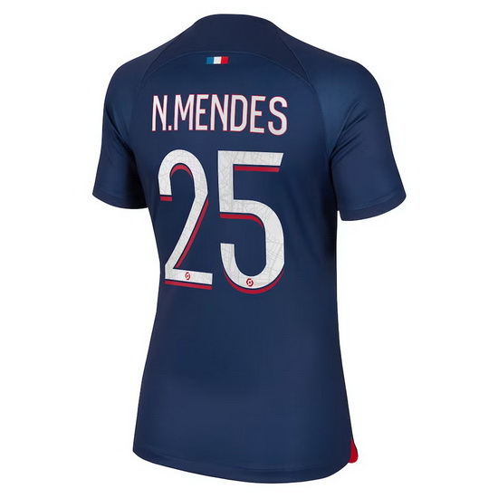 2023/2024 Nuno Mendes Home #25 Women's Soccer Jersey