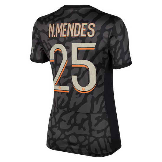 2023/2024 Nuno Mendes Third #25 Women's Soccer Jersey - Click Image to Close