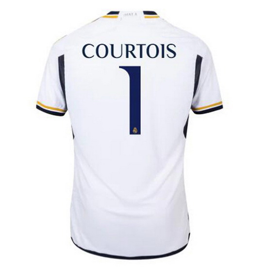 2023/2024 Thibaut Courtois Home #1 Men's Soccer Jersey