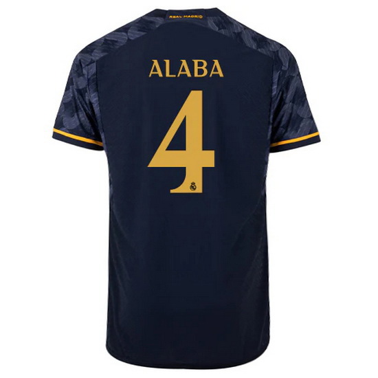 2023/2024 David Alaba Away #4 Men's Soccer Jersey