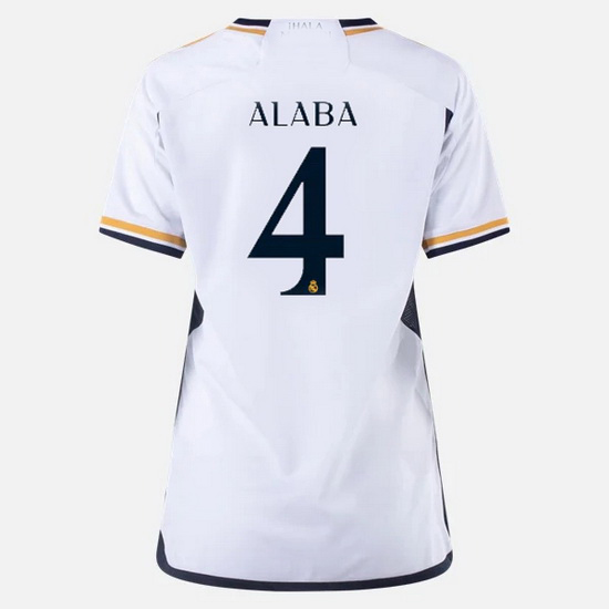 2023/2024 David Alaba Home #4 Women's Soccer Jersey