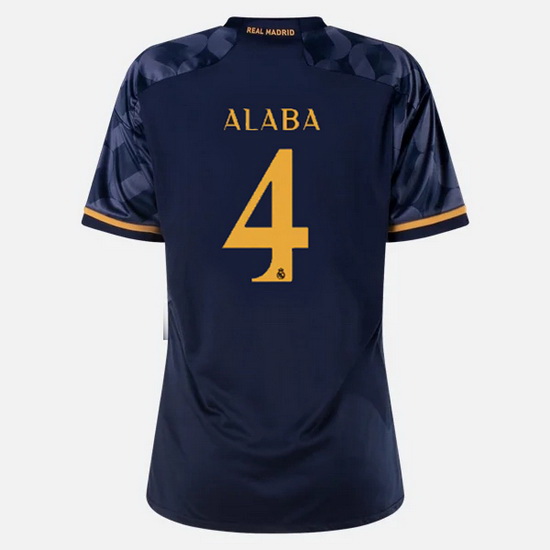 2023/2024 David Alaba Away #4 Women's Soccer Jersey