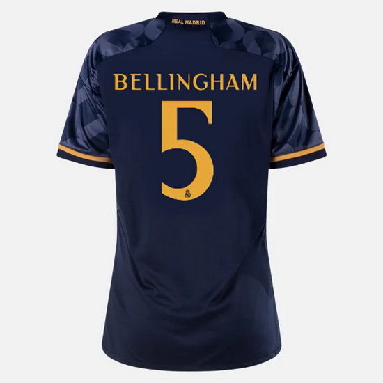 2023/2024 Jude Bellingham Away #5 Women's Soccer Jersey