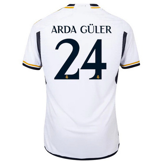 2023/2024 Arda Guler Home #24 Men's Soccer Jersey