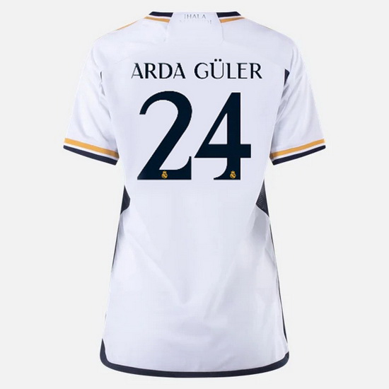 2023/2024 Arda Guler Home #24 Women's Soccer Jersey