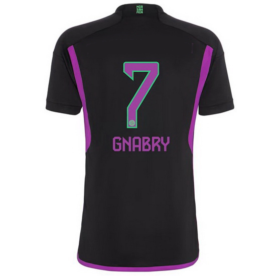 2023/2024 Serge Gnabry Away #7 Men's Soccer Jersey