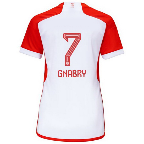 2023/2024 Serge Gnabry Home #7 Women's Soccer Jersey