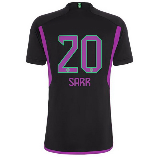 2023/2024 Bouna Sarr Away #20 Men's Soccer Jersey