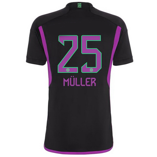 2023/2024 Thomas Muller Away #25 Men's Soccer Jersey