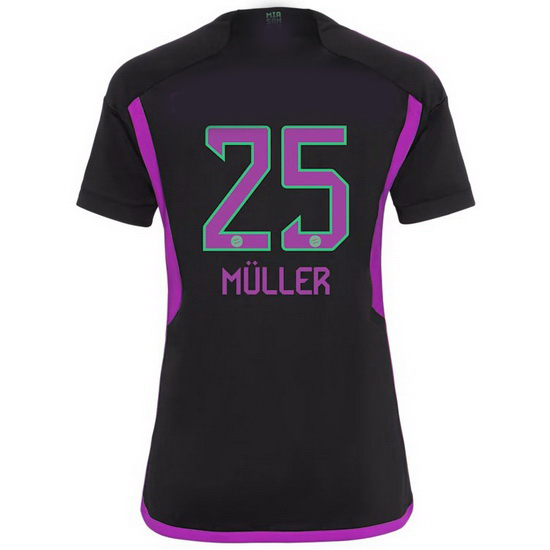 2023/2024 Thomas Muller Away #25 Women's Soccer Jersey