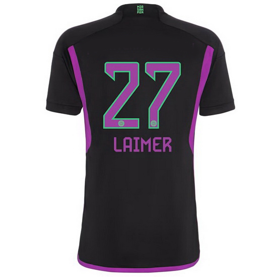 2023/2024 Konrad Laimer Away #27 Men's Soccer Jersey
