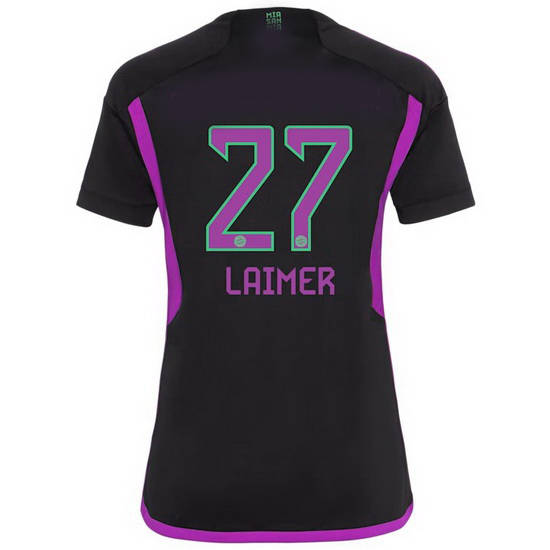 2023/2024 Konrad Laimer Away #27 Women's Soccer Jersey