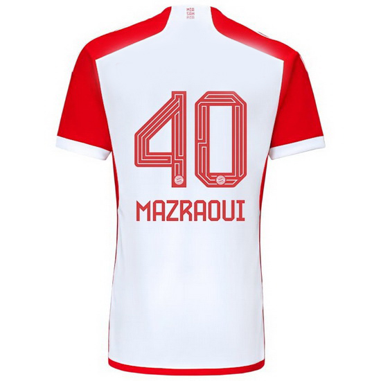 2023/2024 Noussair Mazraoui Home #40 Men's Soccer Jersey