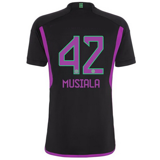 2023/2024 Jamal Musiala Away #42 Men's Soccer Jersey