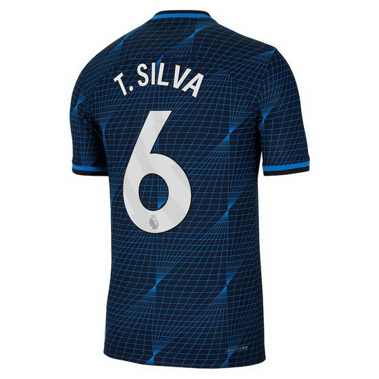 2023/2024 Thiago Silva Away #6 Men's Soccer Jersey