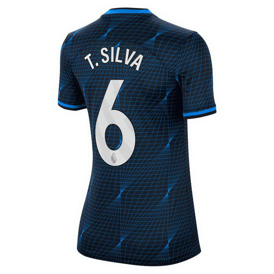 2023/2024 Thiago Silva Away #6 Women's Soccer Jersey