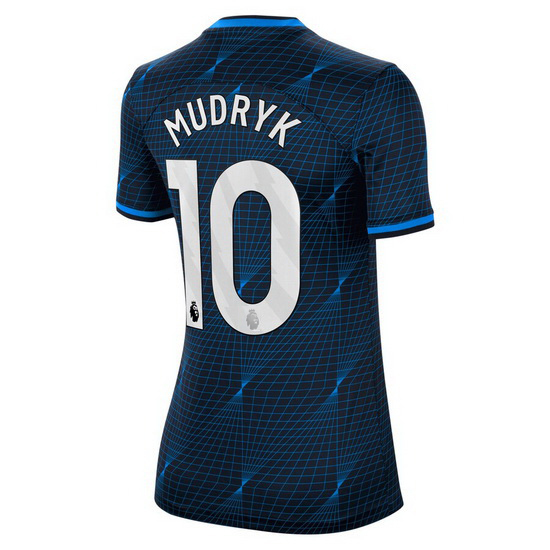 2023/2024 Mykhailo Mudryk Away #10 Women's Soccer Jersey