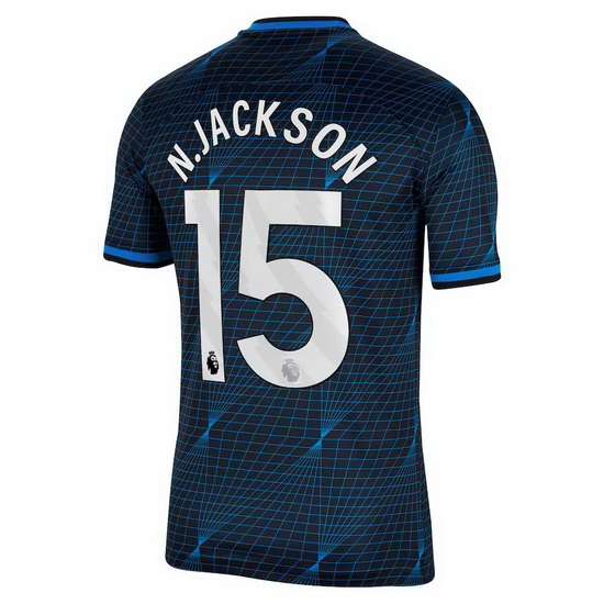 2023/2024 Nicolas Jackson Away #15 Men's Soccer Jersey