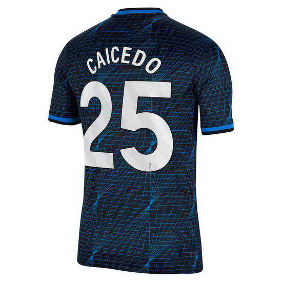 2023/2024 Moises Caicedo Away #25 Men's Soccer Jersey