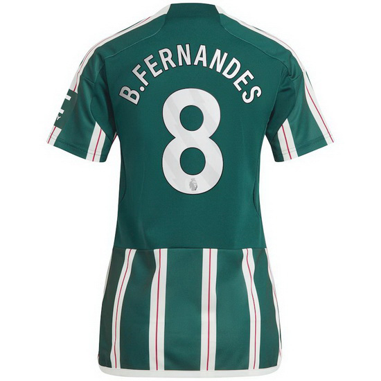 2023/2024 Bruno Fernandes Away #8 Women's Soccer Jersey