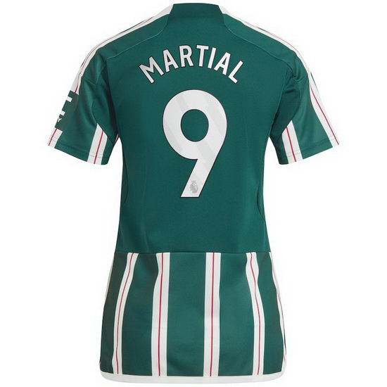 2023/2024 Anthony Martial Away #9 Women's Soccer Jersey