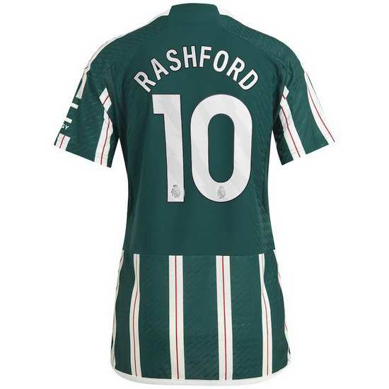 2023/2024 Marcus Rashford Away #10 Women's Soccer Jersey