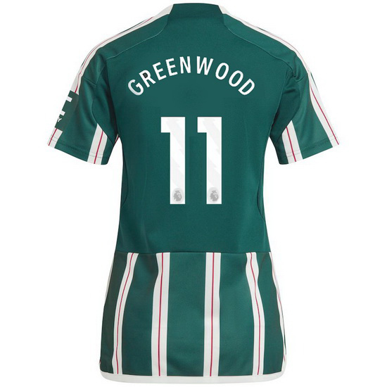 2023/2024 Mason Greenwood Away #11 Women's Soccer Jersey
