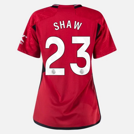 2023/2024 Luke Shaw Home #23 Women's Soccer Jersey