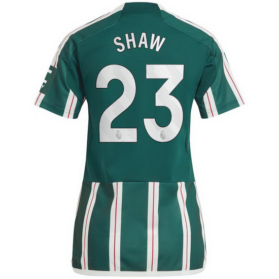 2023/2024 Luke Shaw Away #23 Women's Soccer Jersey