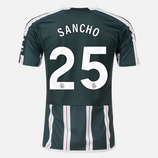 2023/2024 Jadon Sancho Away #25 Men's Soccer Jersey