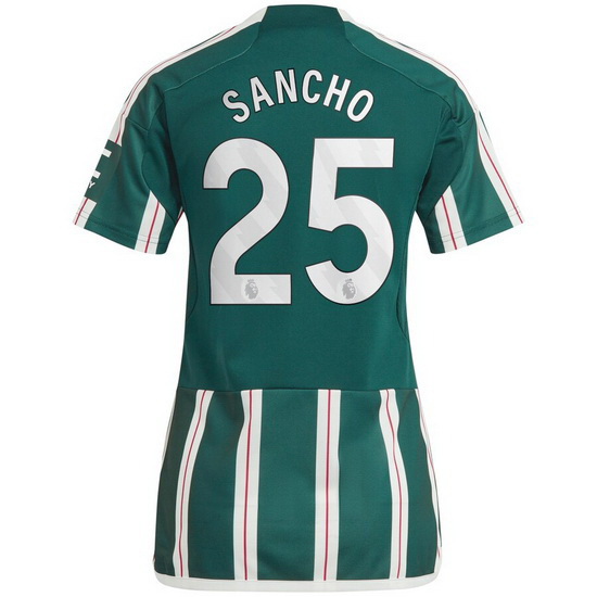 2023/2024 Jadon Sancho Away #25 Women's Soccer Jersey